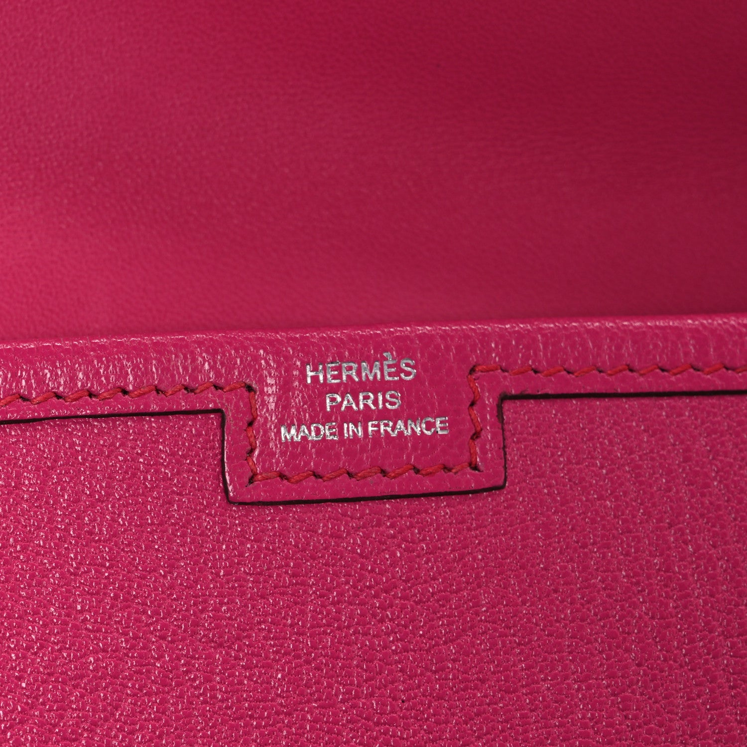 Hermes Chevre Mysore Jige Elan 29 Clutch Rose Shocking 6 of 7