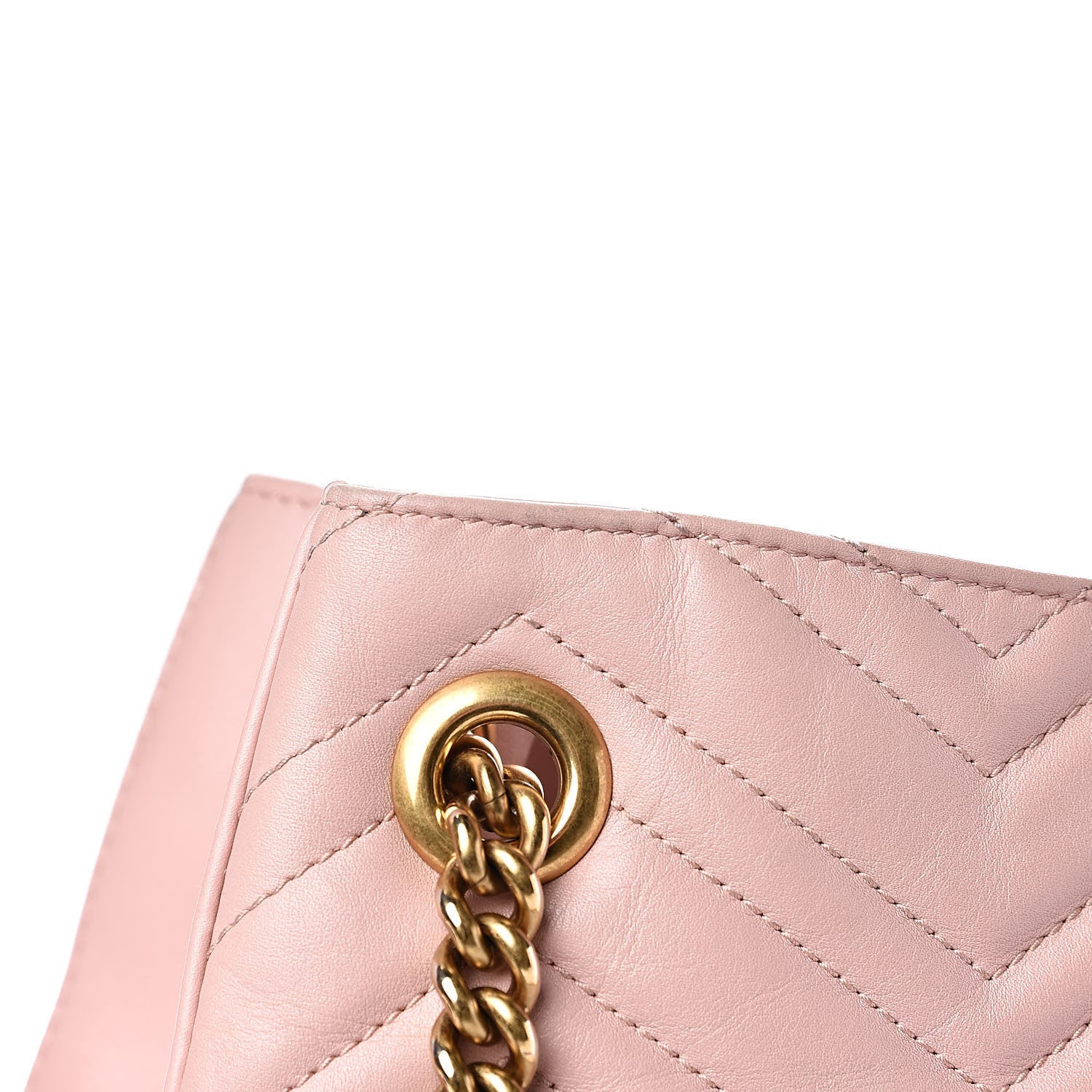 Gucci Calfskin Matelasse Medium GG Marmont Shoulder Tote Bag Perfect Pink 10 of 21