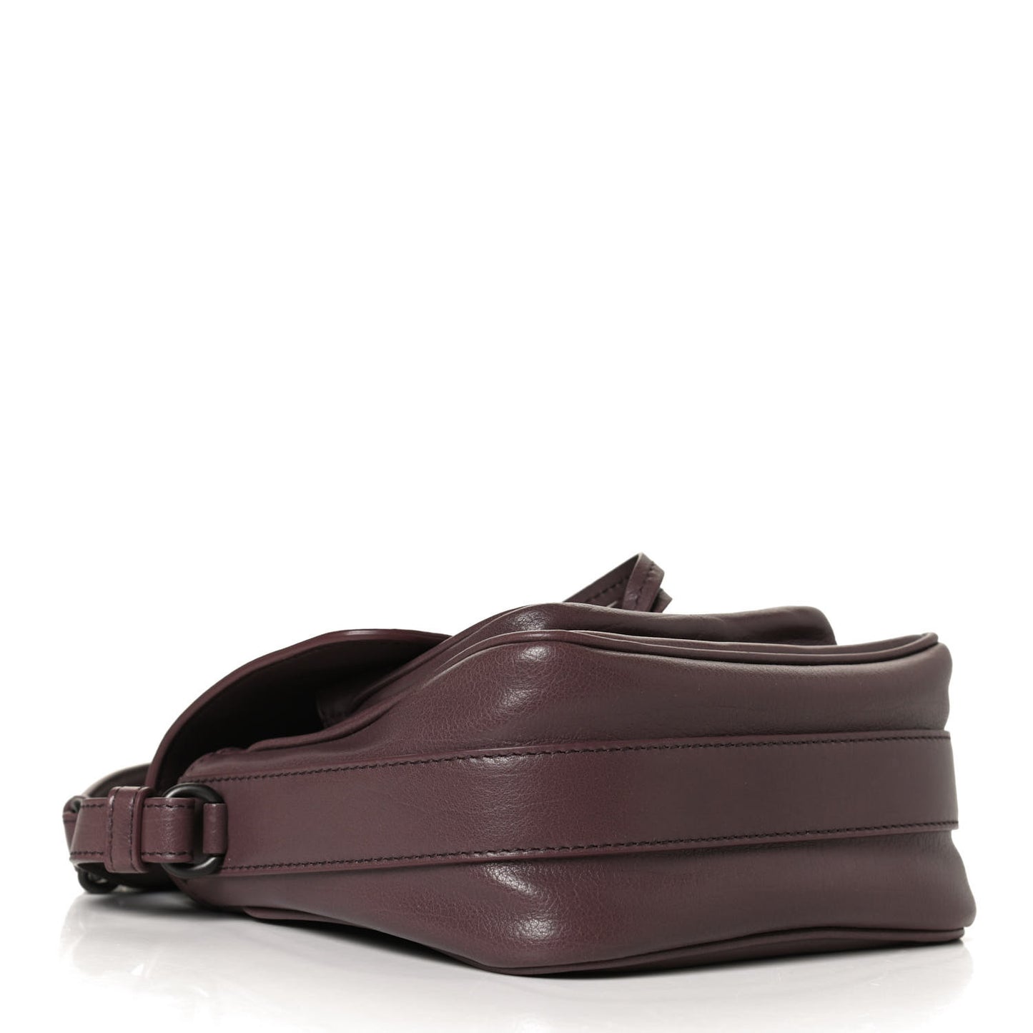 Nappa Intrecciato Mini Saddle Crossbody