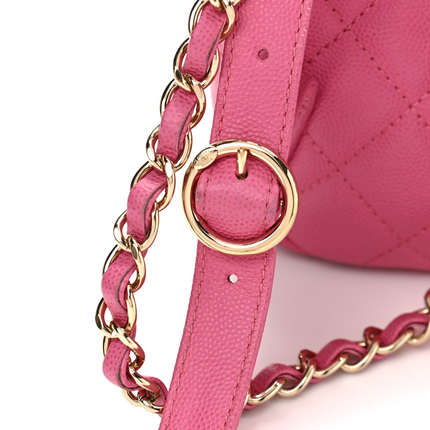 Caviar Quilted Large CC Day Backpack Pink