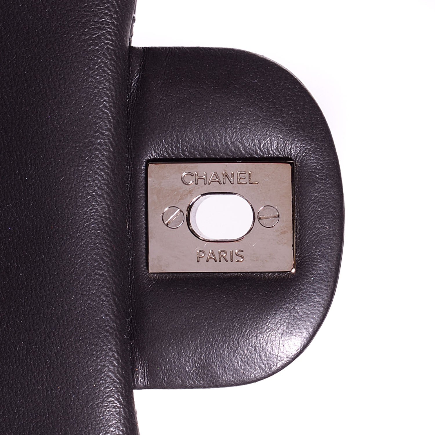 Chanel Lambskin Quilted Mini Square Flap Dark Grey 8 of 8