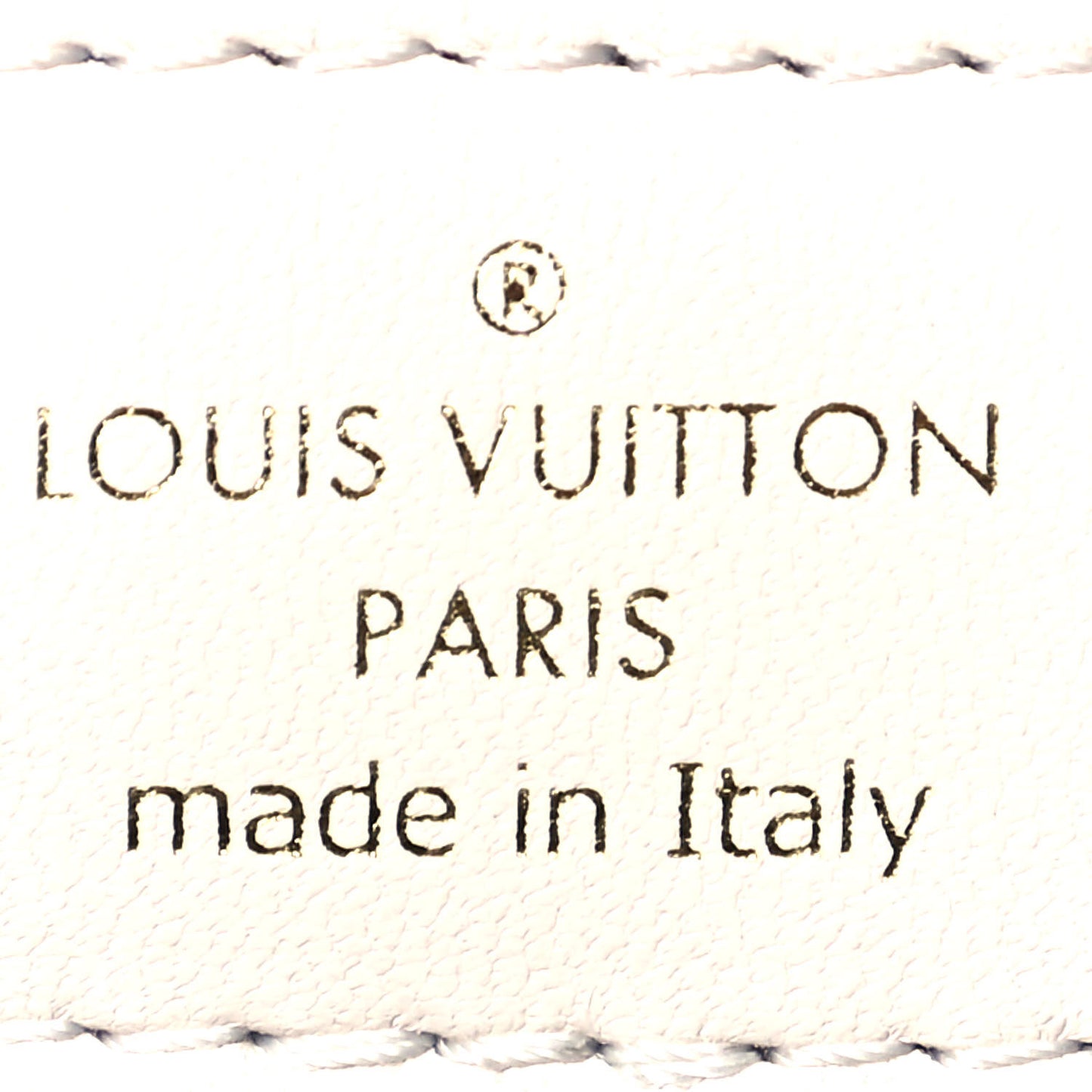 Lambskin Embossed Monogram Coussin PM Beige Cream