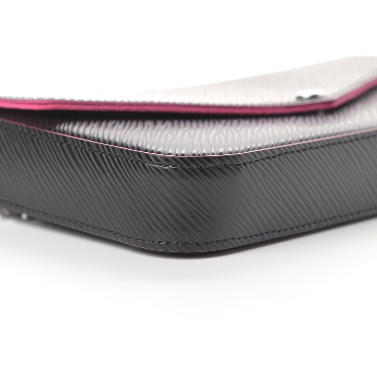 Louis Vuitton Epi Pochette Felicie Black Hot Pink 9 of 11