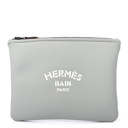 Hermes Neoprene Neobain Small Case Acier 1 of 4