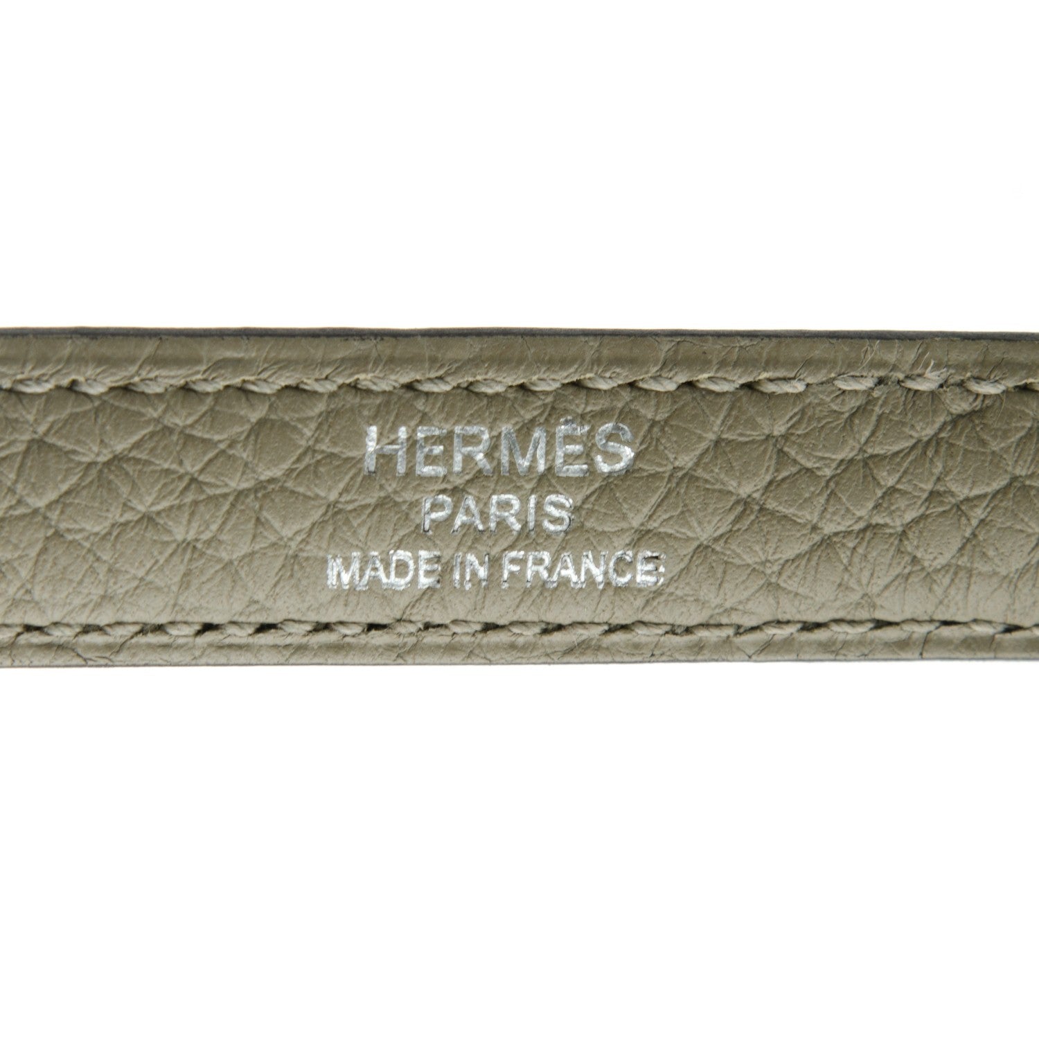 Hermes Taurillon Clemence Kelly 28 Shoulder Strap Sauge 4 of 4