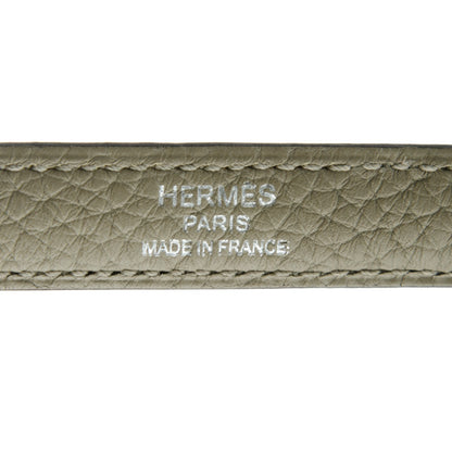 Hermes Taurillon Clemence Kelly 28 Shoulder Strap Sauge 4 of 4