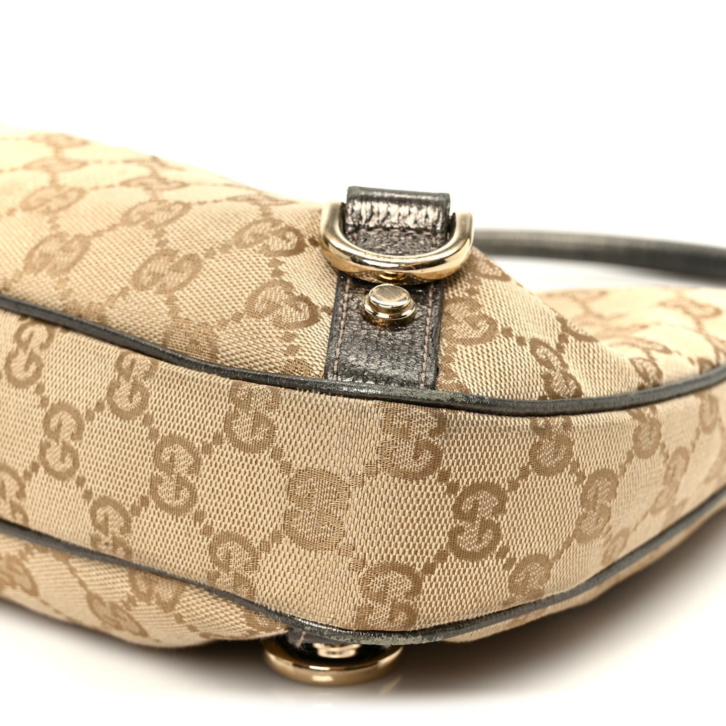 Monogram Medium Abbey D Ring Hobo Brown