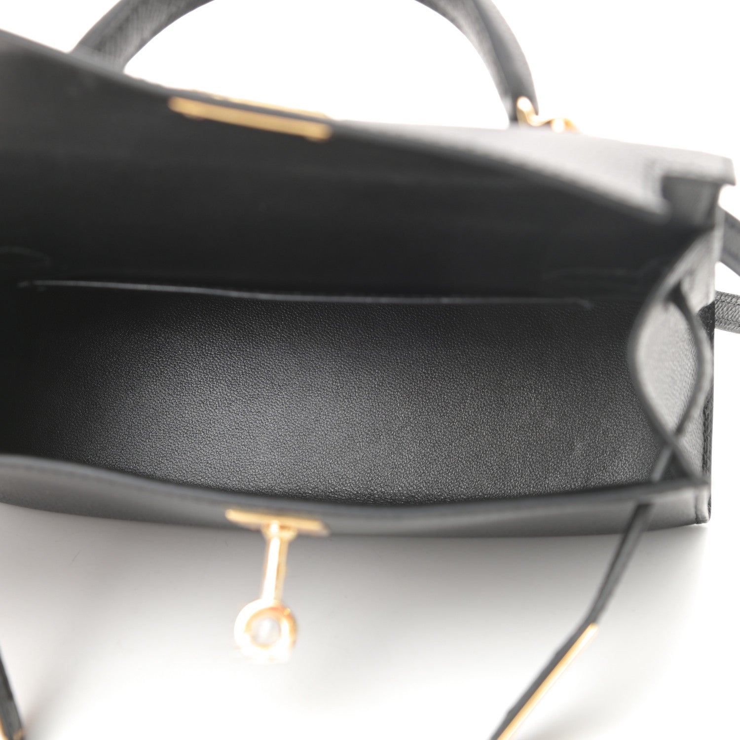 Hermes Epsom Mini Kelly Sellier 20 Black 5 of 11