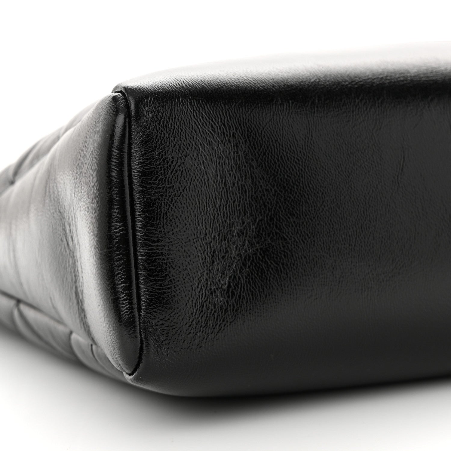 Chanel Shiny Lambskin Quilted Small 31 Shopping Bag Black 9 of 10