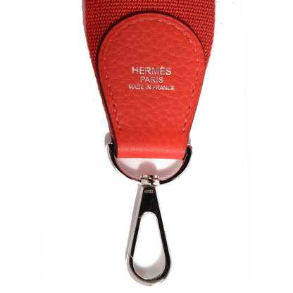 Hermes Taurillon Clemence Evelyne III PM Rouge Pivoine 7 of 15