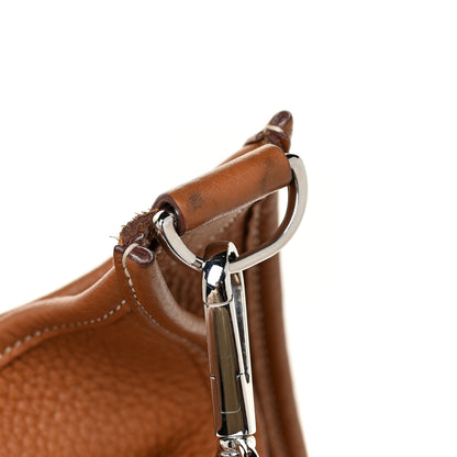 Hermes Taurillon Clemence Evelyne III GM Gold 9 of 10