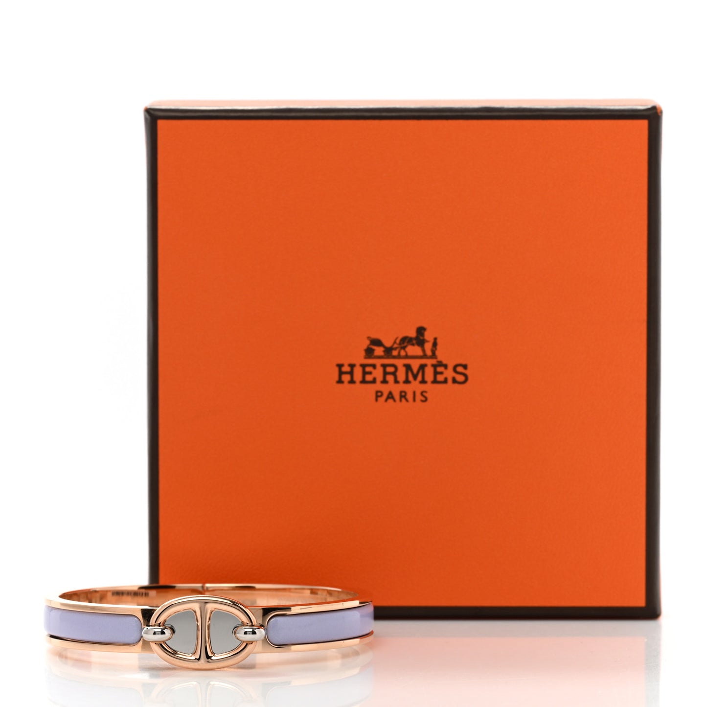 Enamel Mini Clic Chaine d'Ancre Bracelet PM Parme