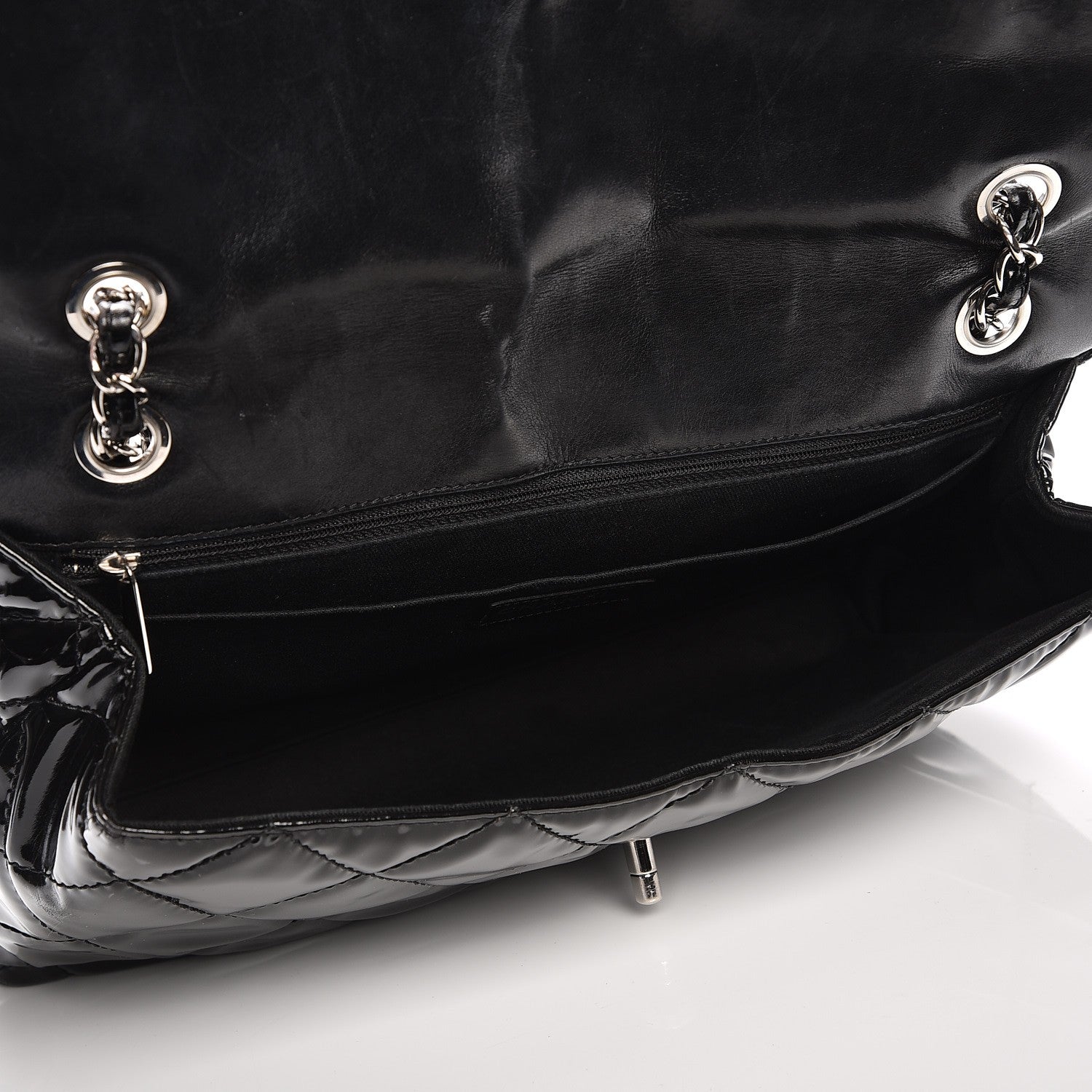 Chanel Vinyl Quilted In the Business Flap Bag Black 4 of 13