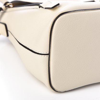 Chloe Suede Calfskin Mini Faye Backpack Off White 8 of 9