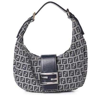 Fendi Zucchino Hobo Navy 1 of 9