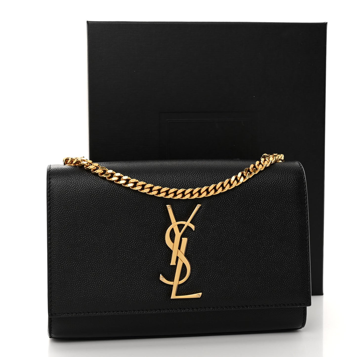 Grain De Poudre Small Monogram Kate Satchel Black