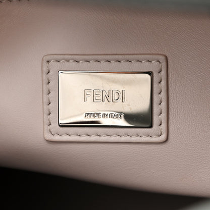 Fendi Vitello Seta Shiny Nappa Medium Peekaboo Iconic Satchel Alga Rosa Doll 7 of 14