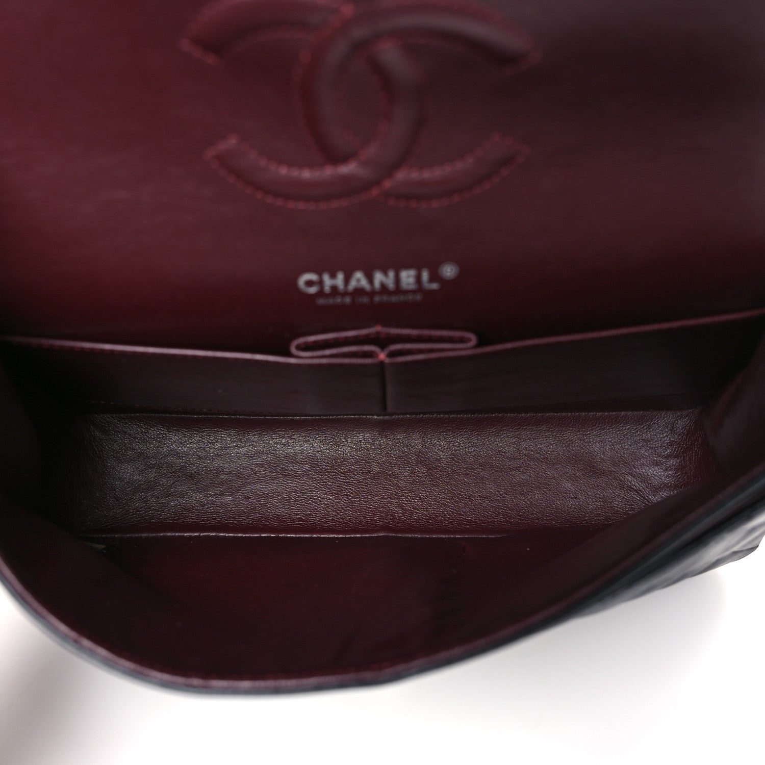Chanel Lambskin Quilted Medium Double Flap Black 5 of 9