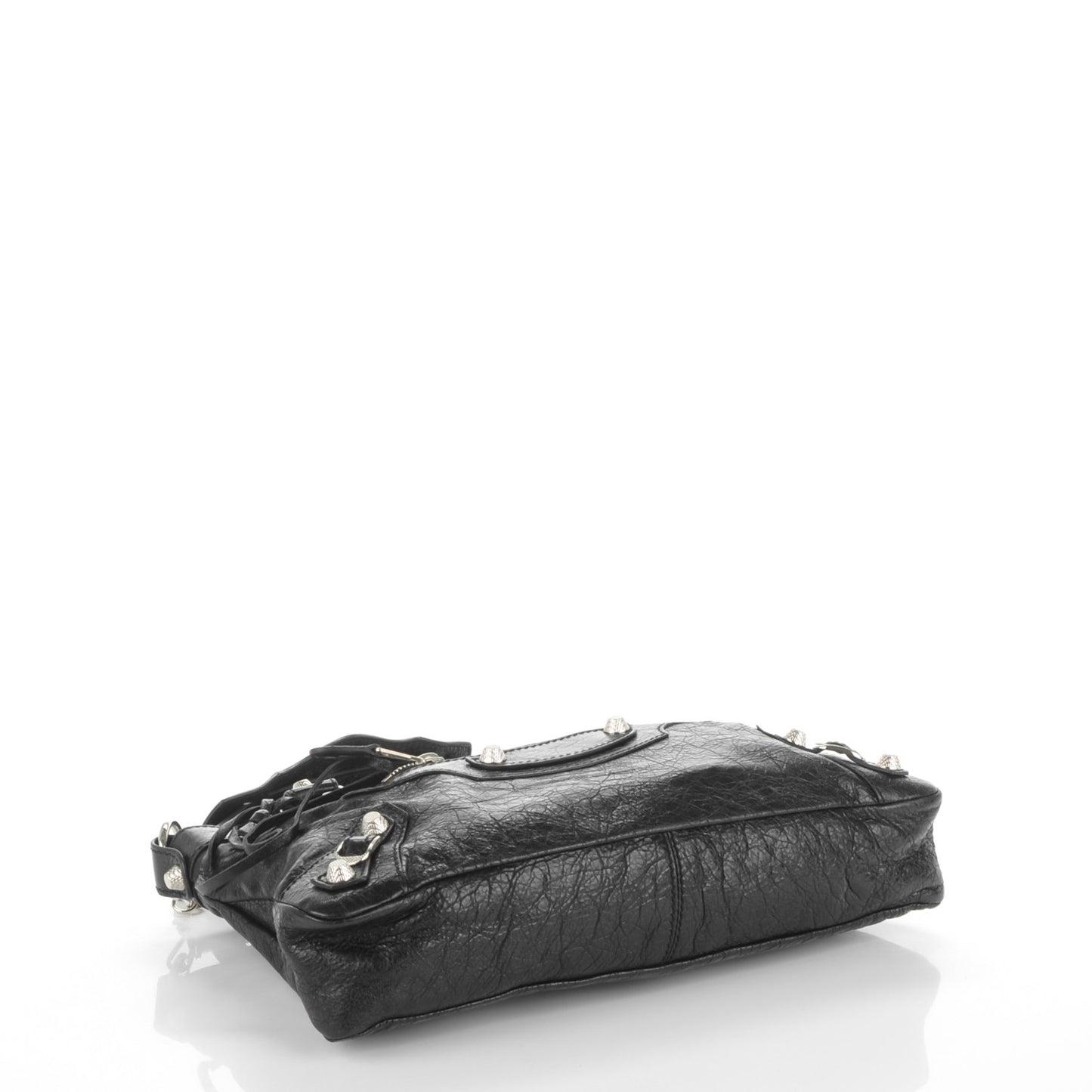 Agneau Giant 12 Silver Hardware First Black