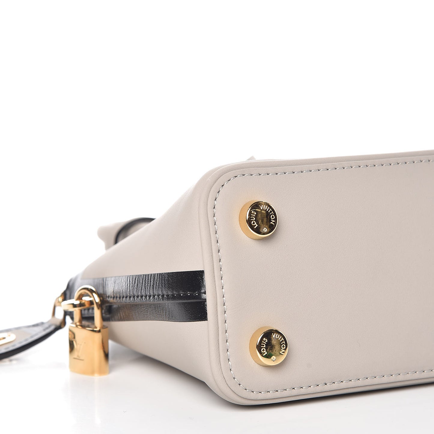 Cuir Obsession Lockit BB Gris