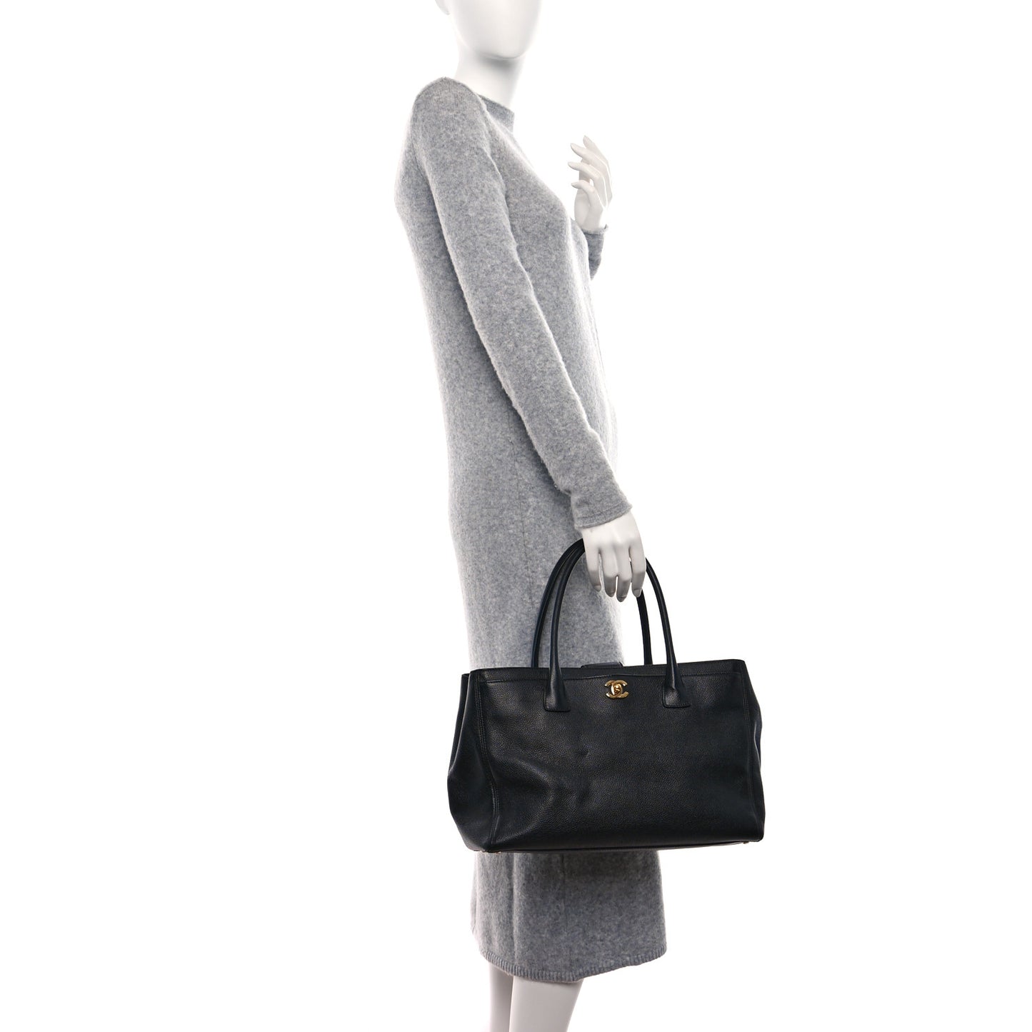 Caviar Cerf Executive Shopper Tote Black