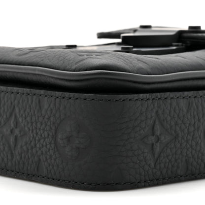 Louis Vuitton Taurillon Monogram S Lock Wearable Wallet Black 9 of 10