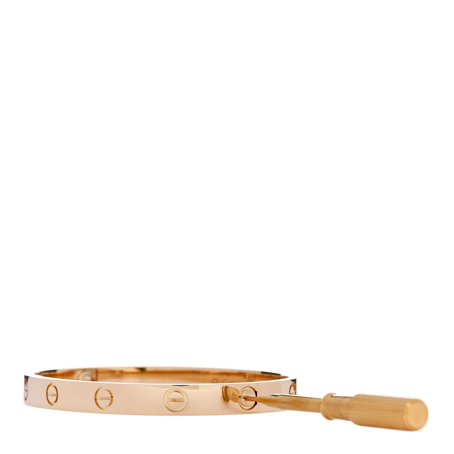 18K Yellow Gold LOVE Bracelet 17