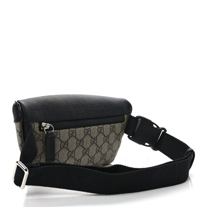 Gucci GG Supreme Monogram Belt Bag Black 2 of 9