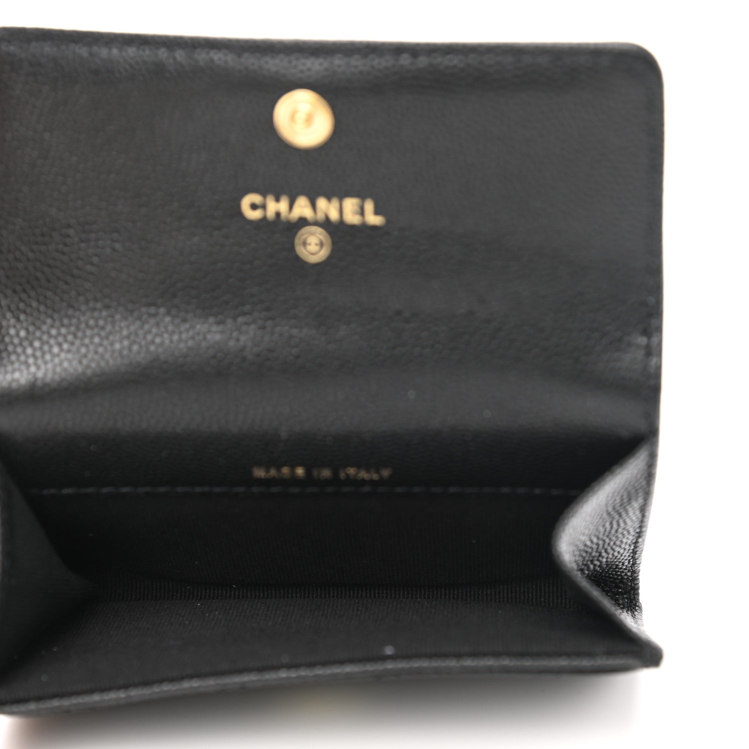 Chanel Caviar Quilted Boy Flap Card Holder Black 5 of 9