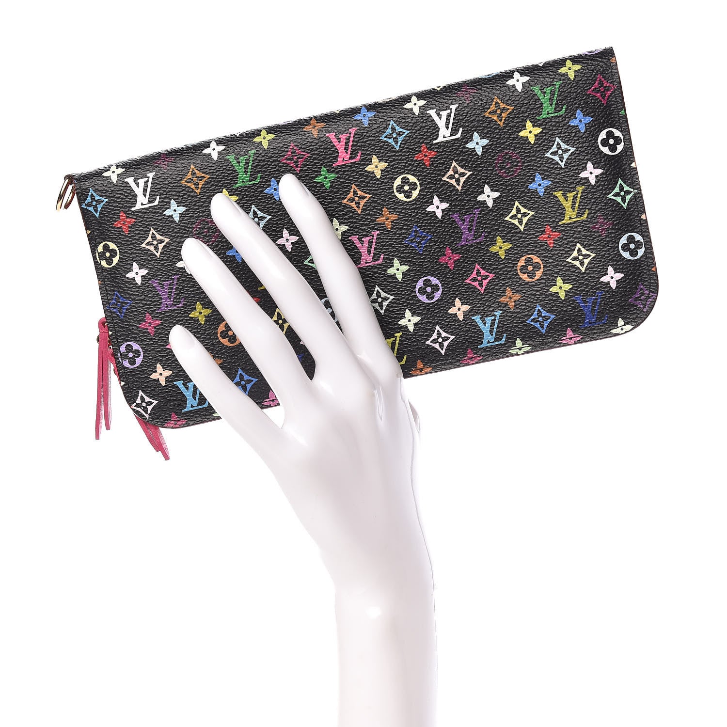 Louis Vuitton Monogram Multicolor Insolite Wallet Black Grenade 2 of 8