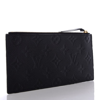 Louis Vuitton Empreinte Felicie Chain Wallet Zippered Insert Black 3 of 6