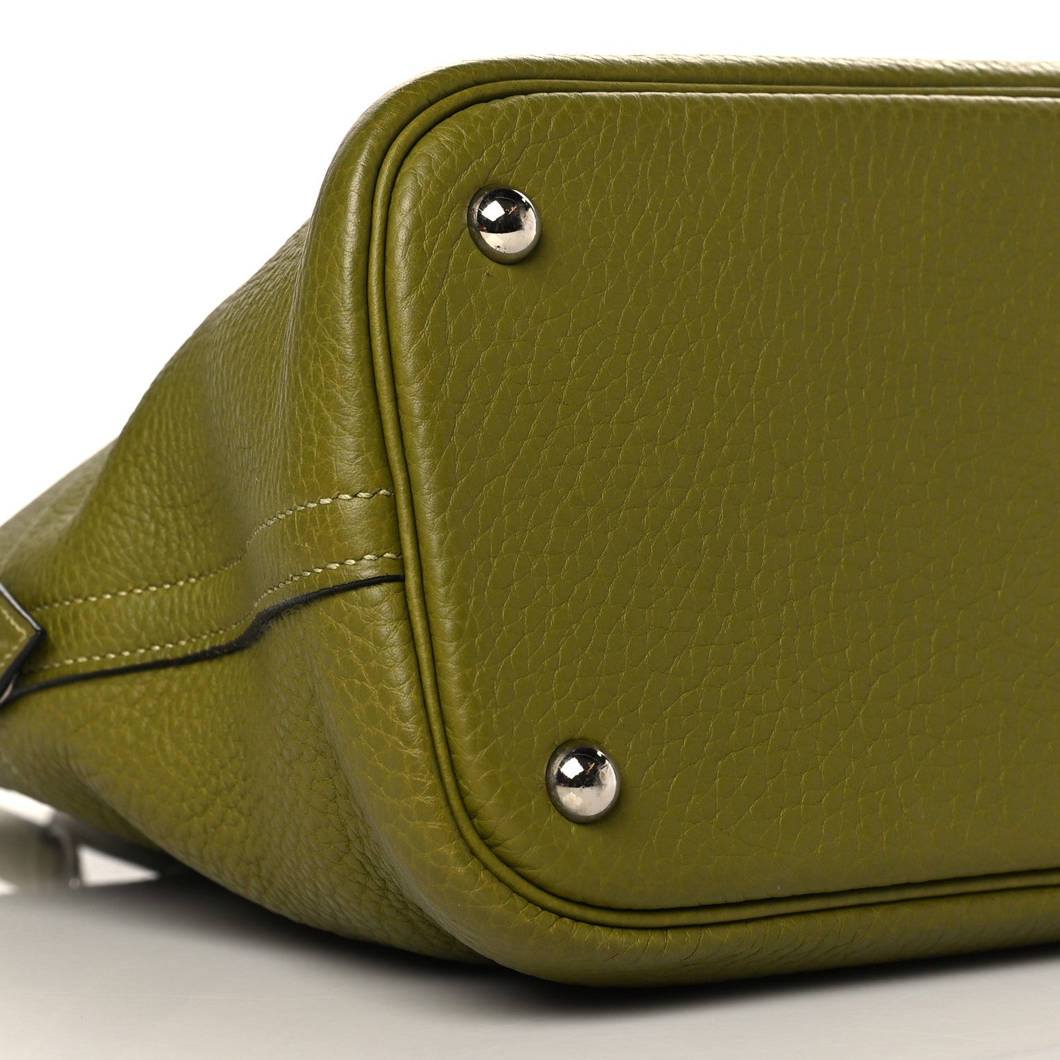 Hermes Taurillon Clemence Bolide 35 Chartreuse 9 of 10