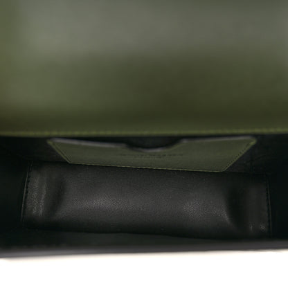 Alexander McQueen Calfskin Mini Jeweled Knuckle Satchel Khaki Green 5 of 11