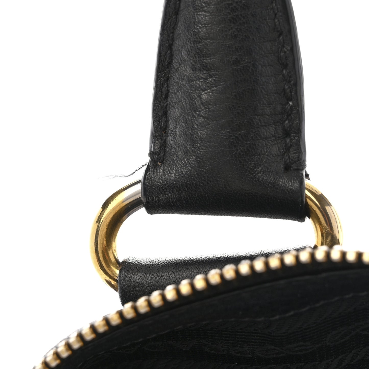 Vitello Daino Shopping Satchel Black