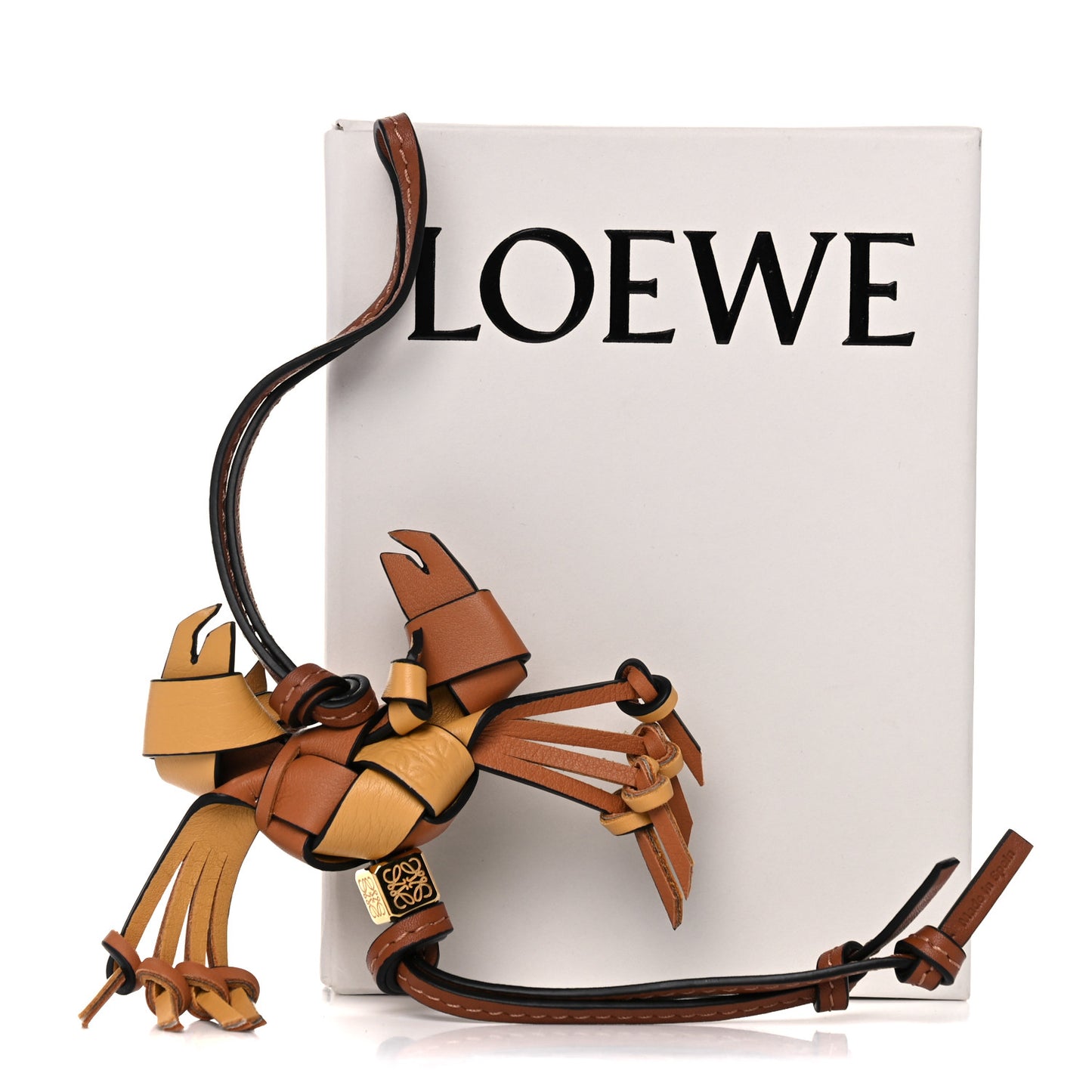 Calfskin Crab Bag Charm