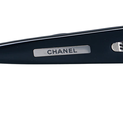 Chanel Acetate Polarized Butterfly CC Sunglasses 5412 Black 4 of 6