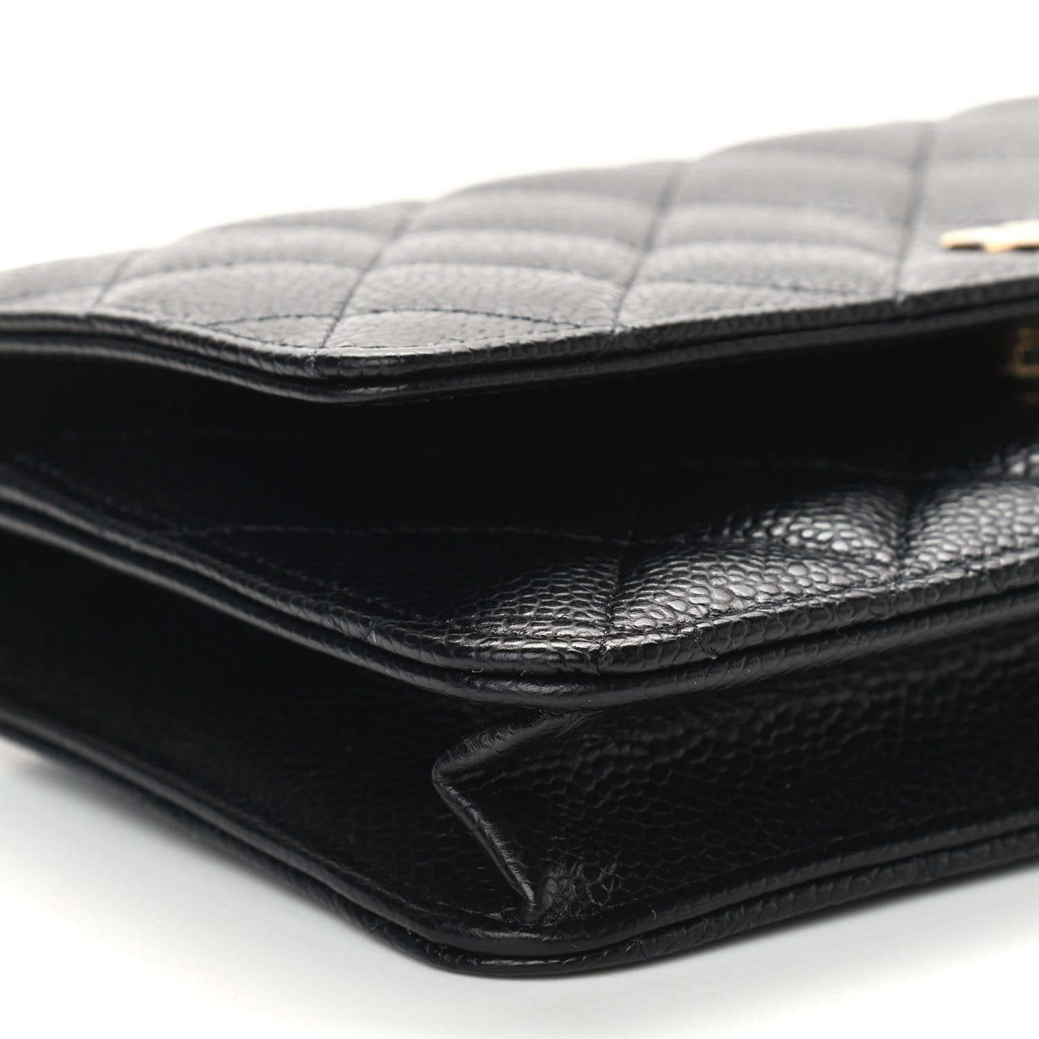 Chanel Caviar Quilted Wallet On Chain WOC Black 9 of 10
