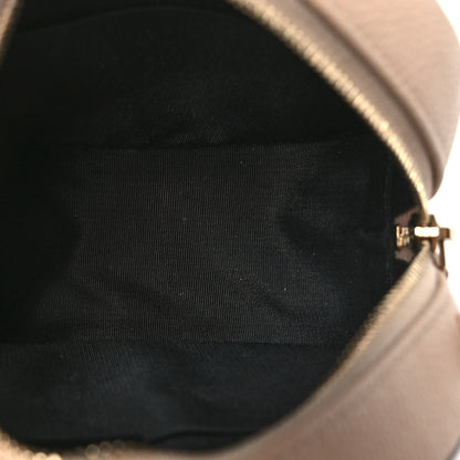 Chanel Caviar Quilted Round Filigree Crossbody Beige Black 5 of 11