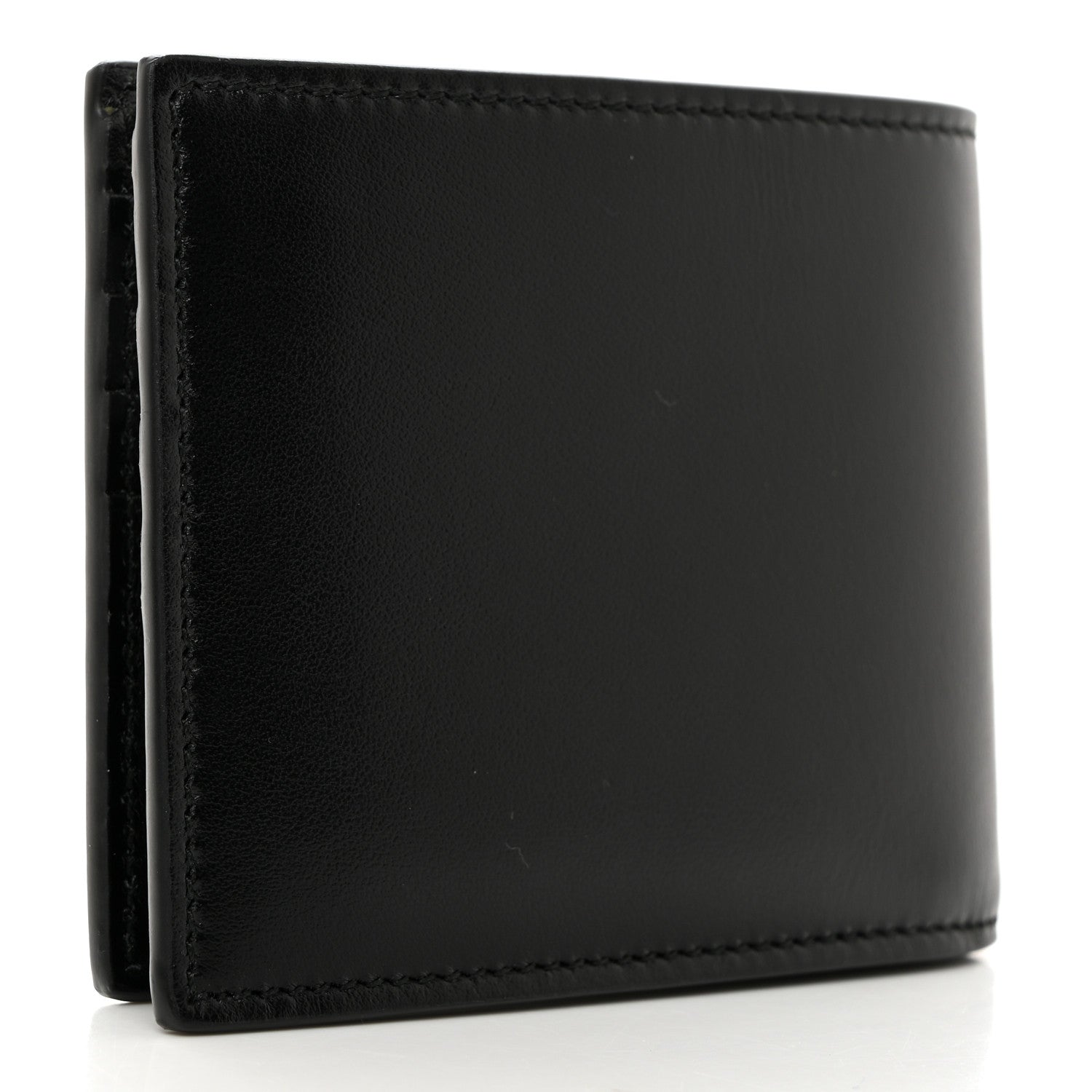 Gucci Plutone Calfskin Logo Bi-Fold Wallet Black 3 of 8
