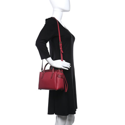 Nancy Gonzalez Calfskin Crocodile Mini Cristie Satchel Dark Pink 2 of 12