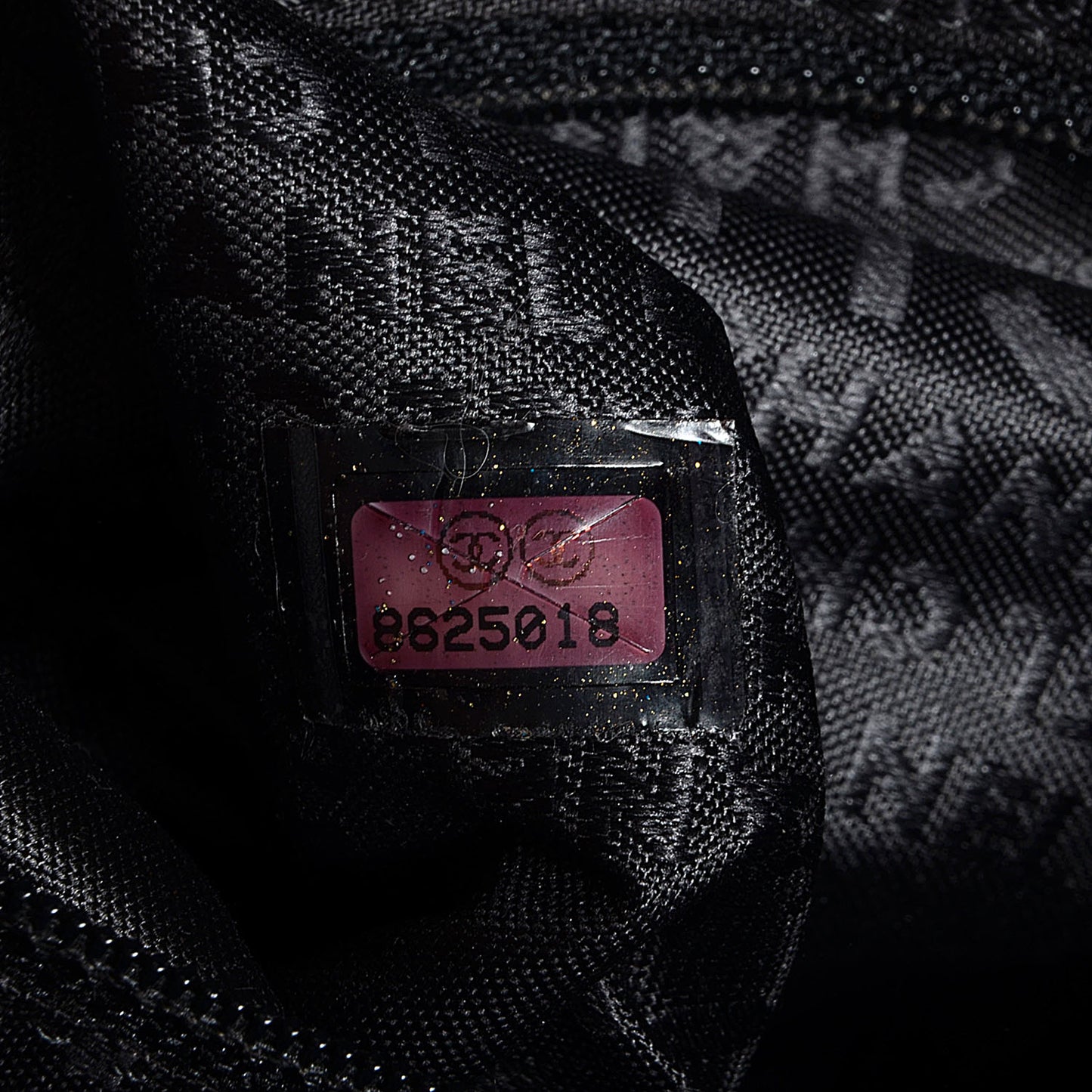 Caviar Square Stitched Shoulder Bag Black