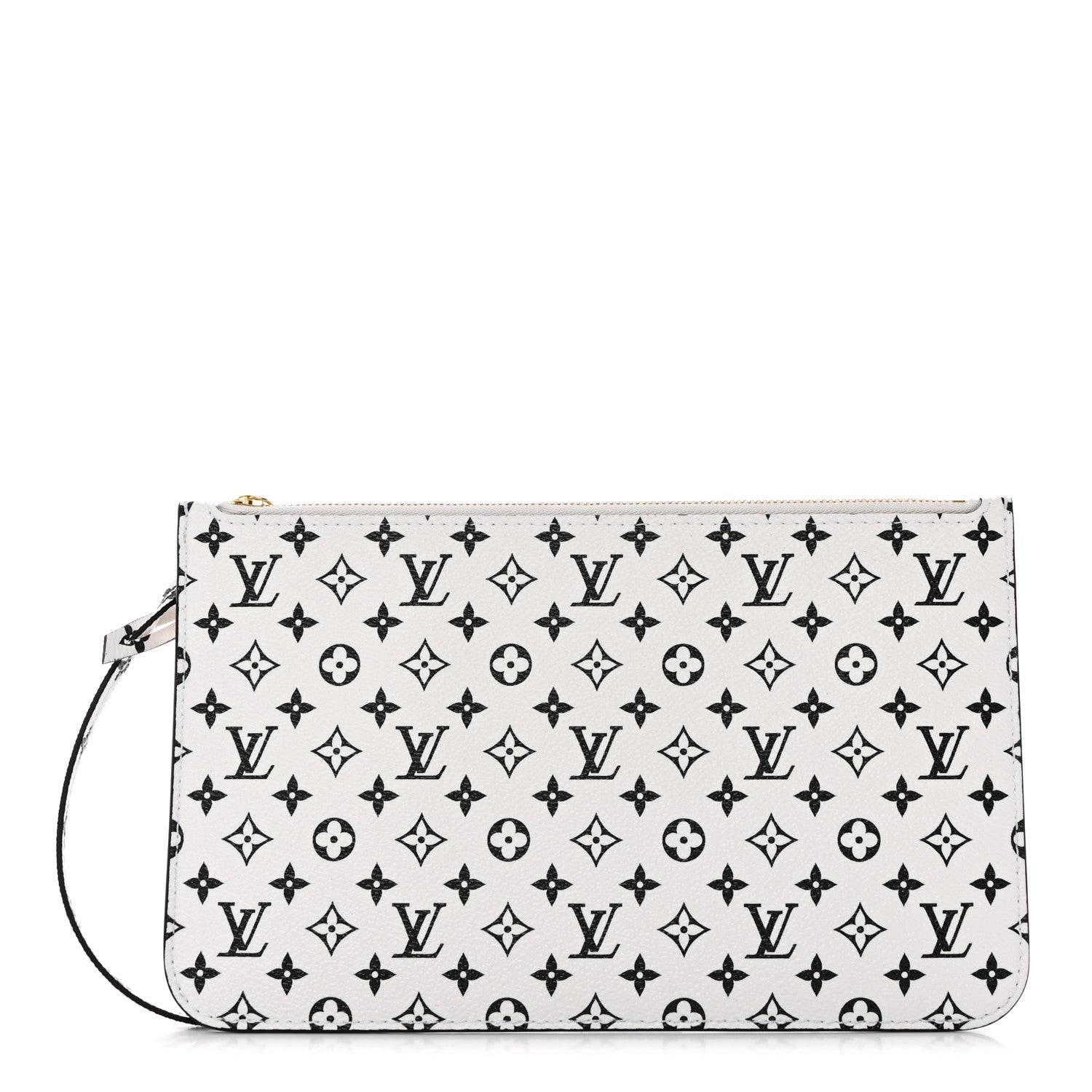Louis Vuitton Monogram Giant Neverfull MM GM Pochette White 1 of 7