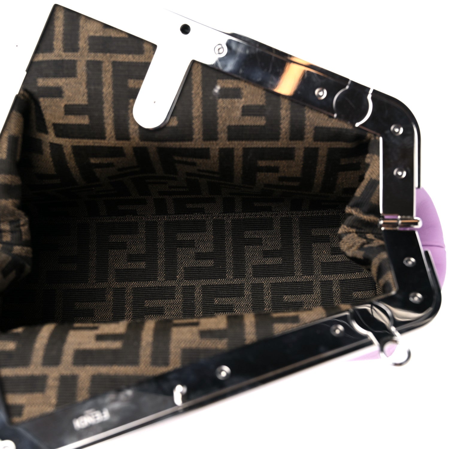 Fendi Shiny Nappa Small Fendi First Violetta 5 of 12