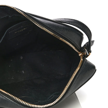 Saint Laurent Lambskin Monogram Small Lou Camera Bag Black 5 of 11