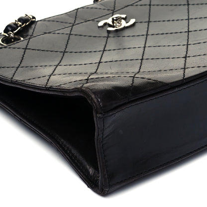 Chanel Lambskin Quilted Shoulder Bag Black 7 of 9
