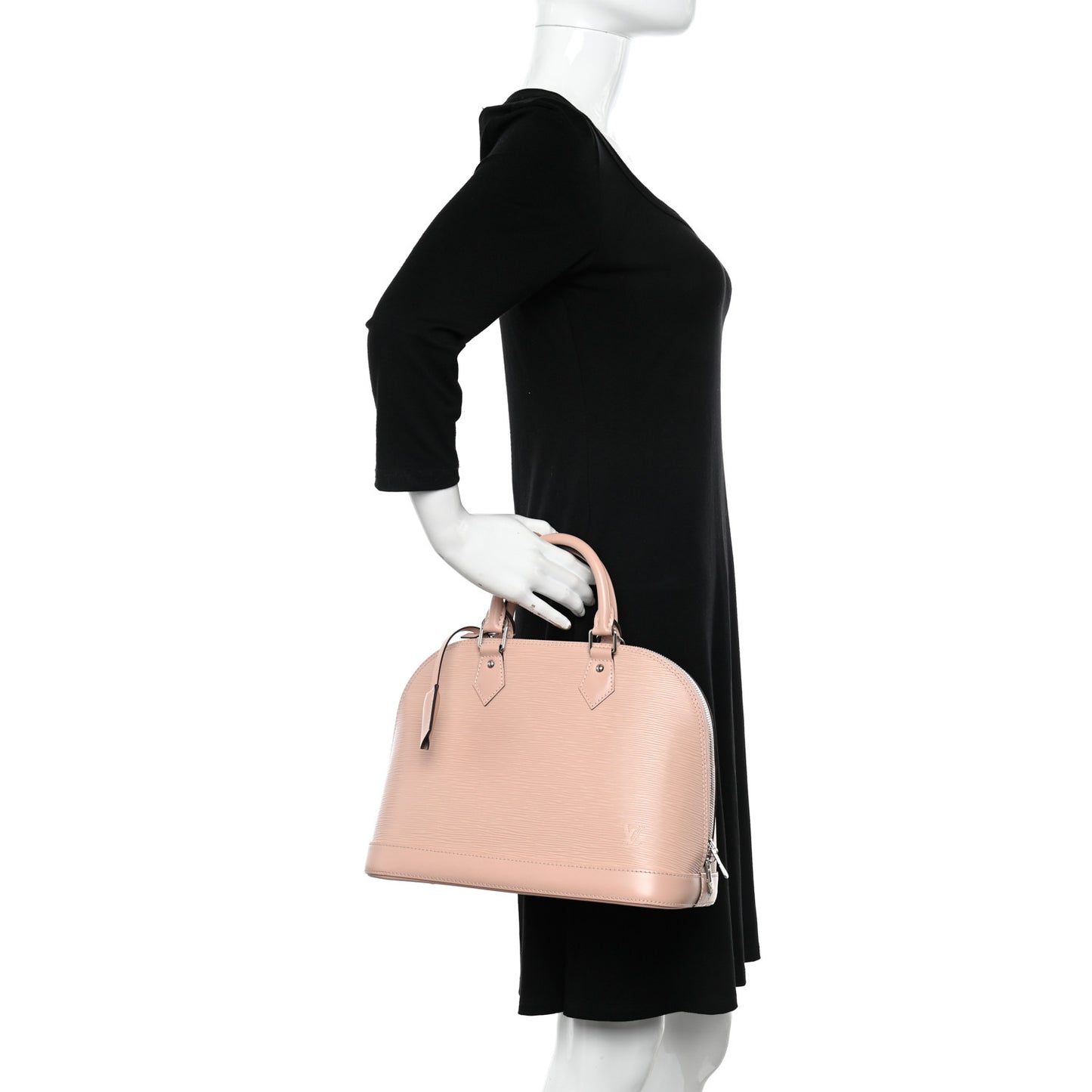 LOUIS VUITTON Epi Alma PM Rose Ballerine