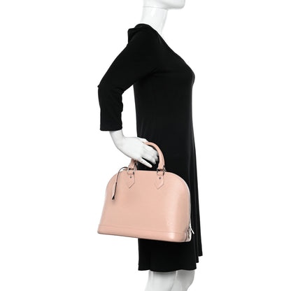 Louis Vuitton LOUIS VUITTON Epi Alma PM Rose Ballerine 3 of 9