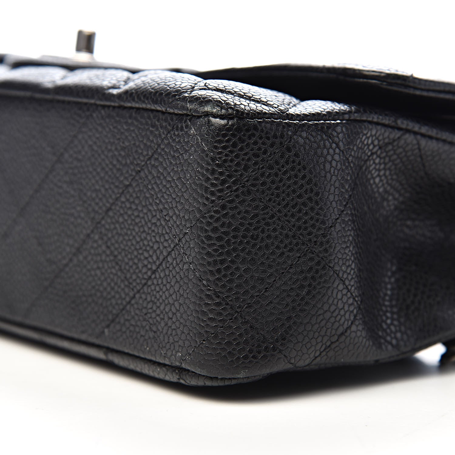 Chanel Caviar Quilted Medium Double Flap Black 11 of 12