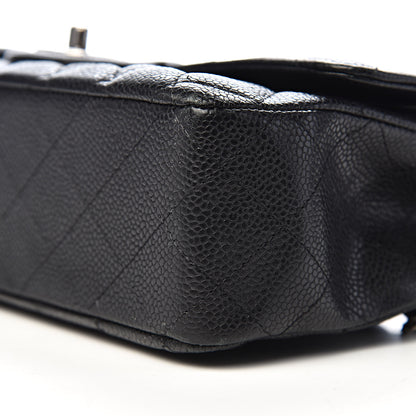 Chanel Caviar Quilted Medium Double Flap Black 11 of 12