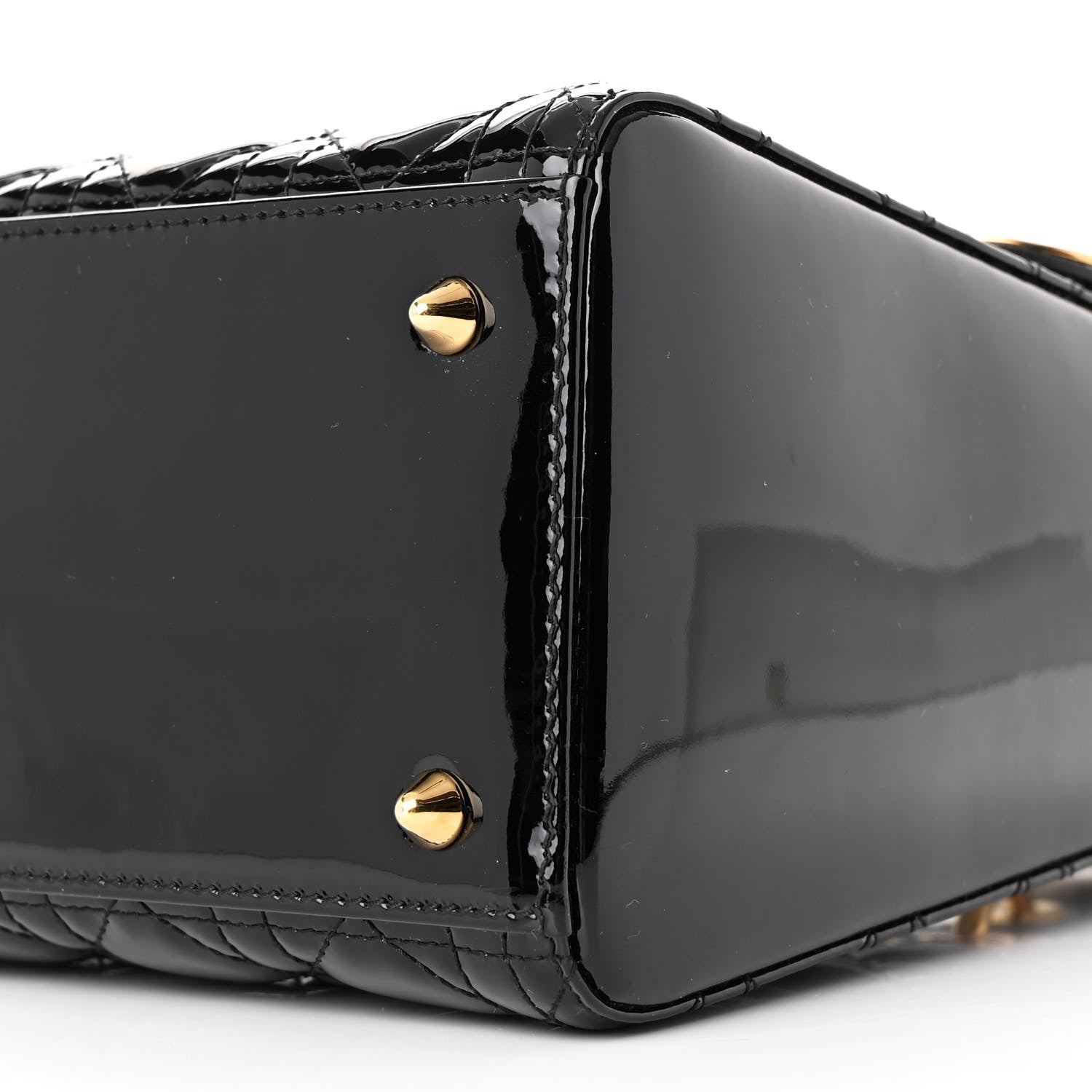 Christian Dior Patent Cannage Medium Lady Dior Black 10 of 10